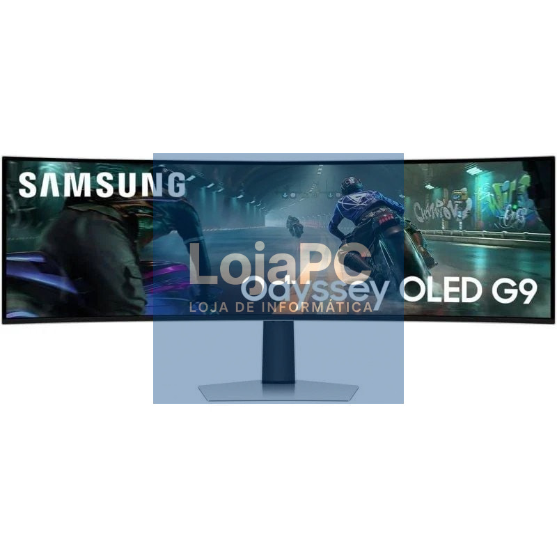 Monitor Ultrapanorámico Curvo Gaming Samsung Odyssey OLED G9 G91SD S49DG910SU 49'/ Dual QHD/ Multimedia/ 0.03ms/ 144Hz/ OLED/ Regulável en altura