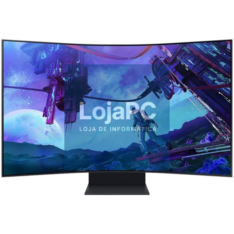 Monitor Gaming Curvo Samsung Odyssey Ark S55CG970NU 55'/ 4K/ 1ms/ 165Hz/ VA/ Regulável en altura/ Smart TV/ Multimedia/ Preto