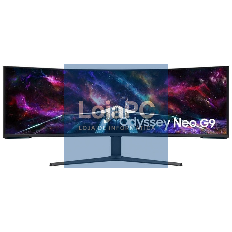 Monitor Gaming Ultrapanorámico Curvo Samsung Odyssey Neo G9 S57CG952NU 57'/ Dual UHD/ 1ms/ 240Hz/ VA/ Regulável en altura/ Branco