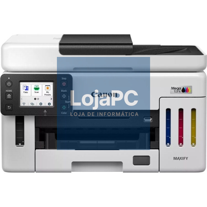 Multifunções Recarregável Canon MAXIFY GX6150 MegaTank WiFi/ Dúplex/ Branca