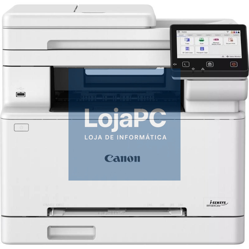 Multifunções Laser Cor Canon i-SENSYS MF664CDW WiFi/ Dúplex/ Branca