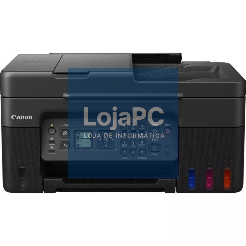 Multifunções Recarregável Canon PIXMA G4570 MegaTank/ WiFi/ Fax/ Preta