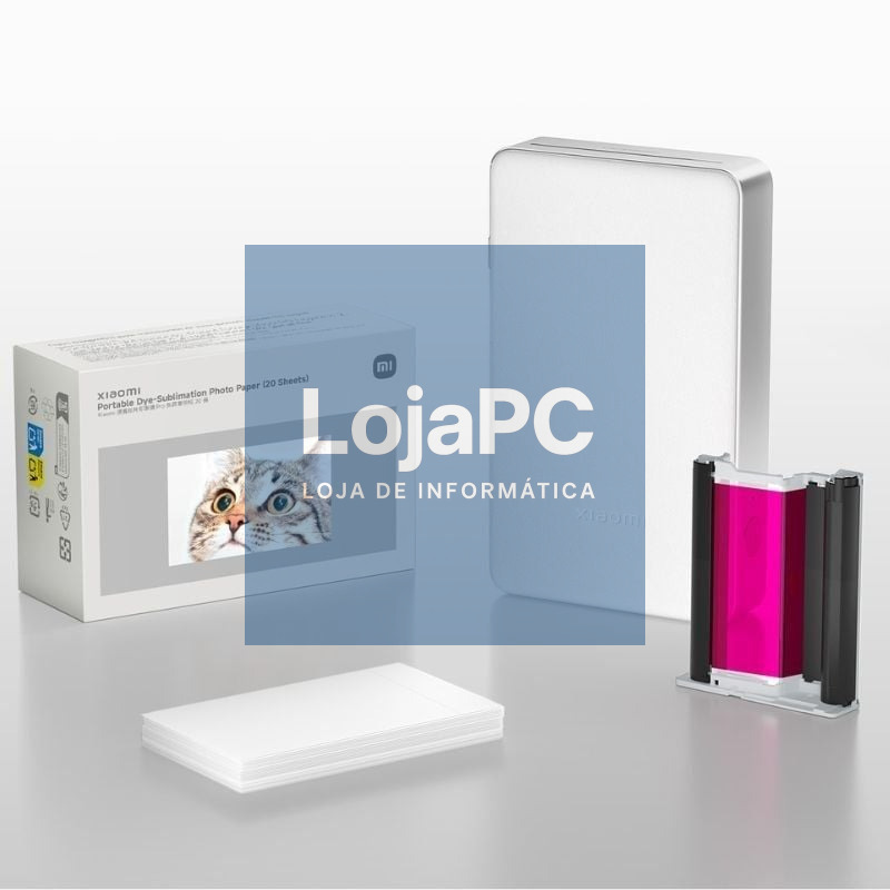 Papel fotográfico para Sublimación Xiaomi Portable Dye-Sublimation Photo Paper/ 5 x 7.6cm/ 20 Hojas
