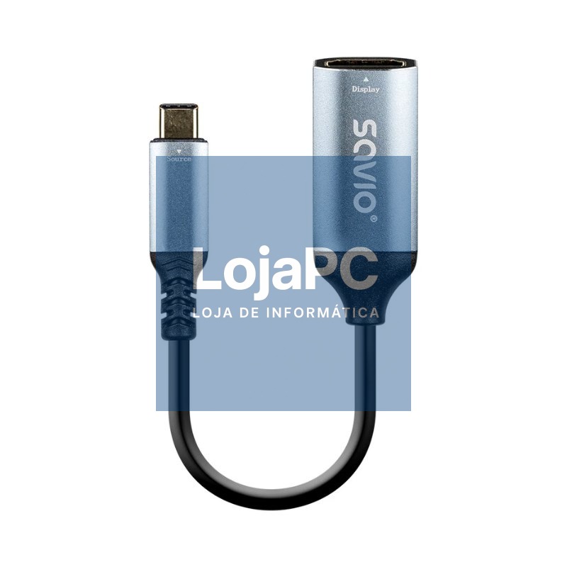 SAVIO AK-78 USB-C HDMI (H) 60 HZ SILVER ADAPTOR