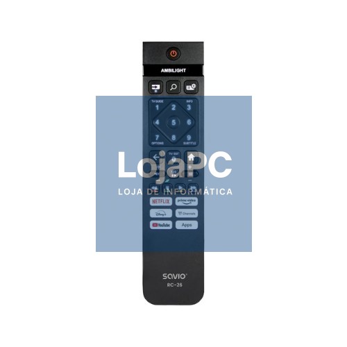 SAVIO RC-26 TV REMOTE CONTROL COMPATIBLE WITH PHILIPS