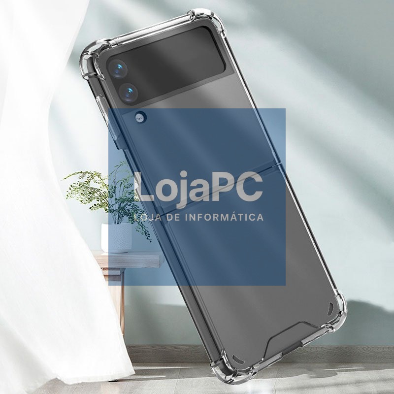 COOL Case for Samsung F711 Galaxy Z Flip 3 AntiShock Transparent — imagem 4