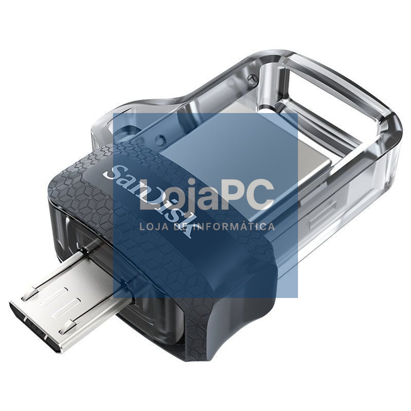 Pendrive 128GB SanDisk Dual m3.0 Ultra USB 3.0/ MicroUSB