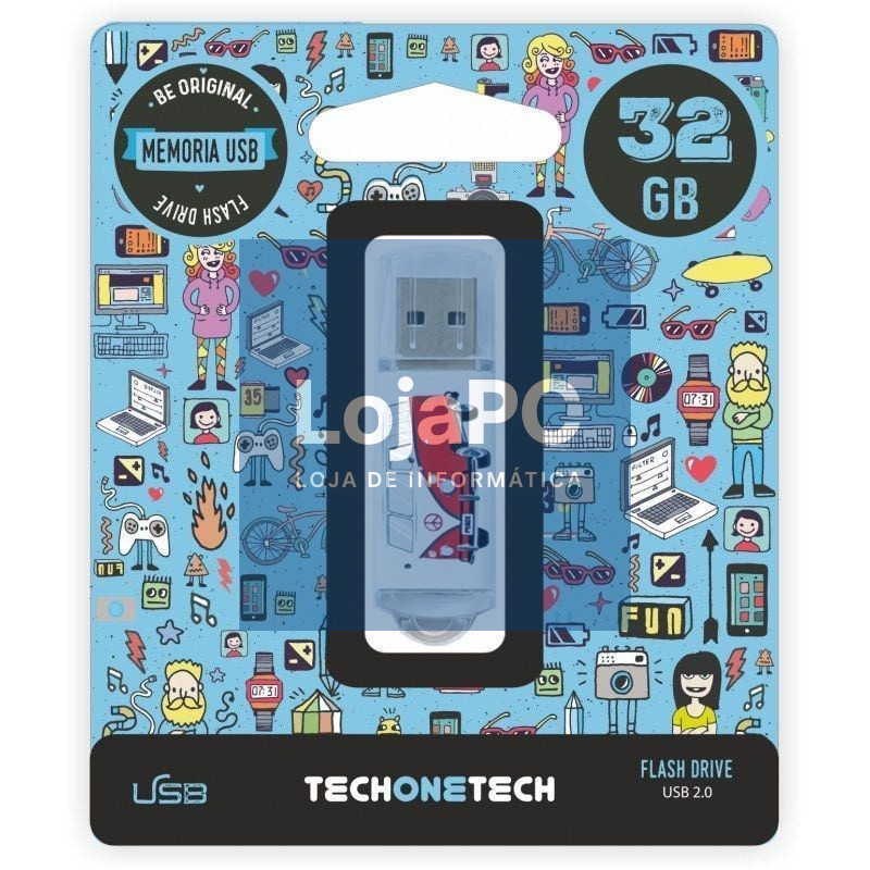 Pendrive 32GB Tech One Tech Camper VAN-VAN USB 2.0