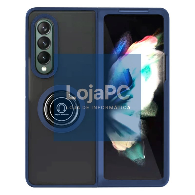 COOL Case for Samsung F926 Galaxy Z Fold 3 Hard Ring Blue — imagem 2