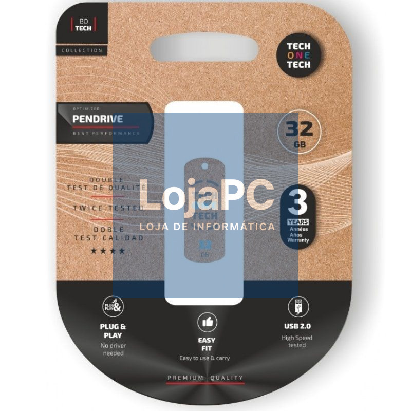 Pendrive 32GB Tech One Tech Pro Smart Clip Tech USB 2.0