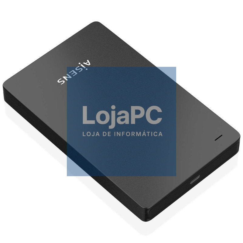 Caixa externa para Disco rígido de 2.5' Aisens ASE-2542B/ USB 3.1/ sem parafusos