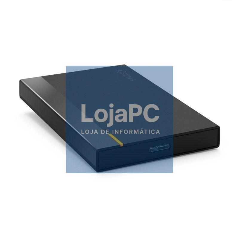 Caixa externa para Disco rígido de 2.5' Aisens ASE-2524B/ USB 3.1/ sem parafusos