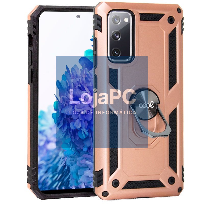 COOL Case for Samsung G780 Galaxy S20 FE Hard Ring Rose Gold