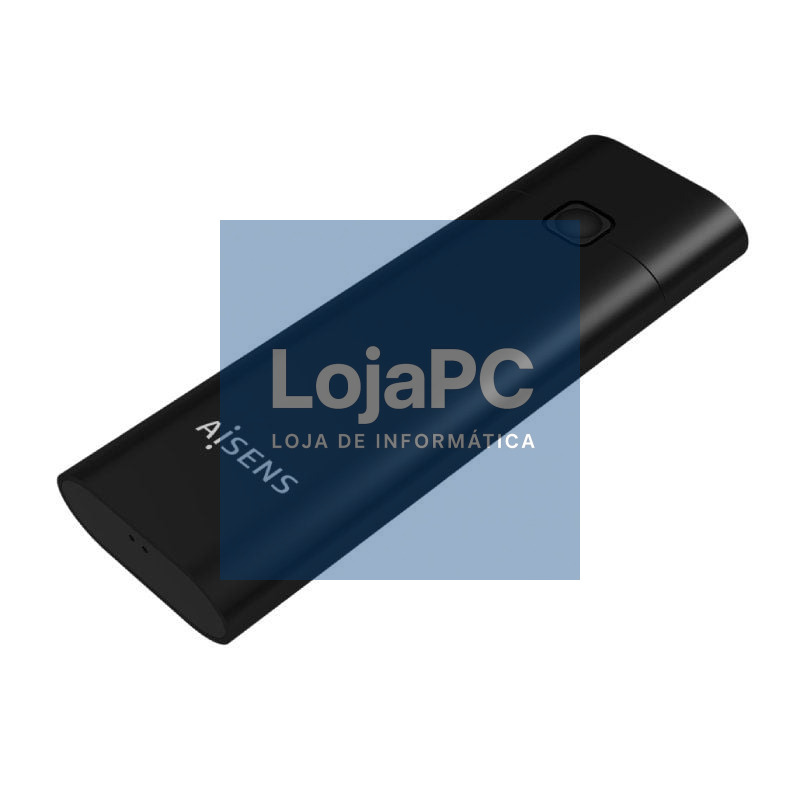 Caixa externa para Disco SSD M.2 NVMe Aisens ASM2-020B/ USB 3.2 Gen2/ sem Parafusos