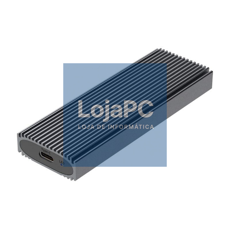 Caixa externa para Disco SSD M.2 NVMe Aisens ASM2-023GR/ USB 3.2/ sem parafusos