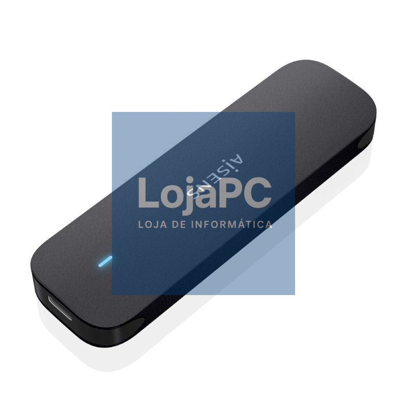 Caixa externa para Disco SSD M.2 NVMe Aisens ASM2-024B/ USB 3.2/ sem parafusos