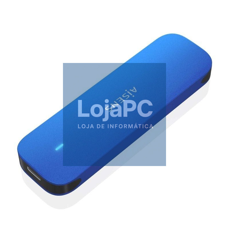Caixa externa para Disco SSD M.2 NVMe Aisens ASM2-026BLU/ USB 3.2/ sem parafusos