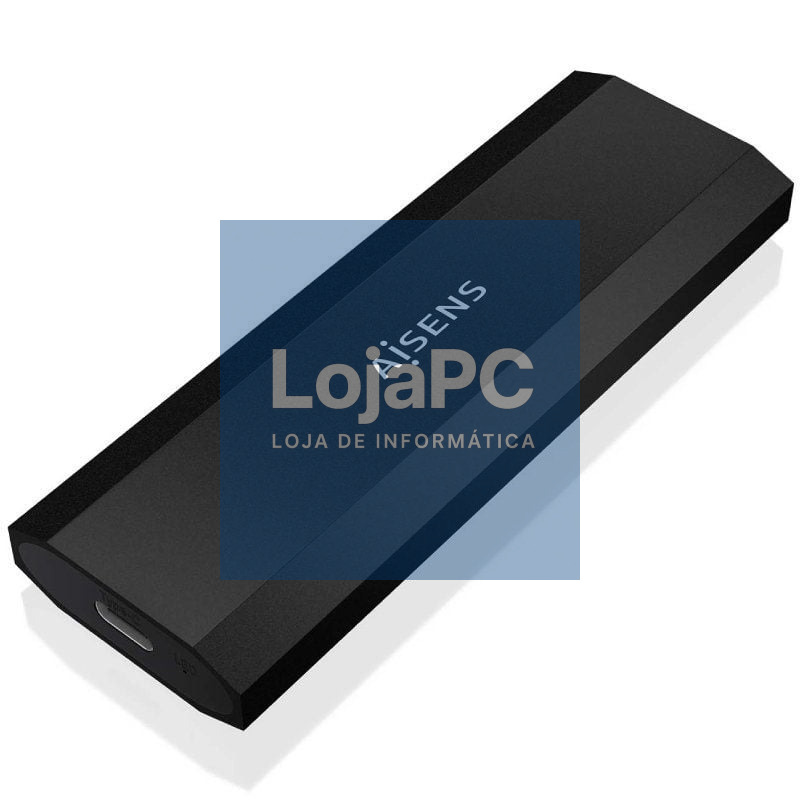 Caixa externa para Disco SSD M.2 NVMe Aisens ASM2-028B/ USB 3.2/ sem parafusos