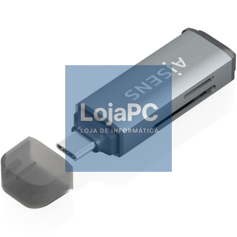 Leitor de cartões Externo Aisens ASCR-2C10-GR/ USB 3.1