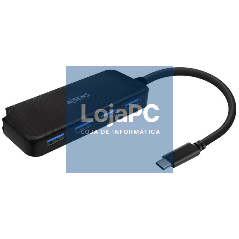 Hub USB Tipo-C Aisens A109-0715/ 4xUSB