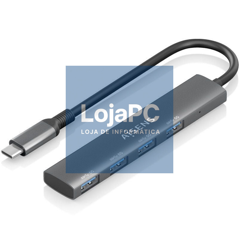 Hub USB Tipo-C 3.0 Aisens A109-0943/ 4xUSB