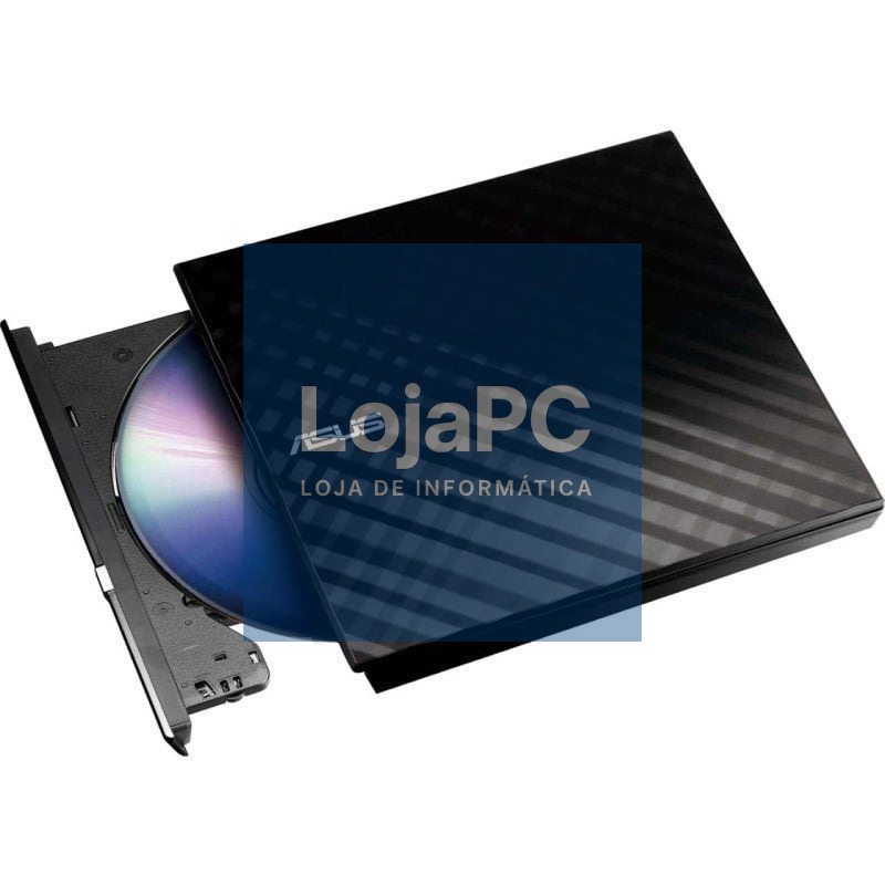 Grabadora Externa CD/DVD Asus SDRW-08D2S-U Lite/ Preta