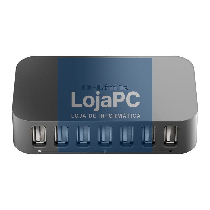 Hub USB 2.0 com Alimentação Externa D-Link DUB-H7/ 7xUSB