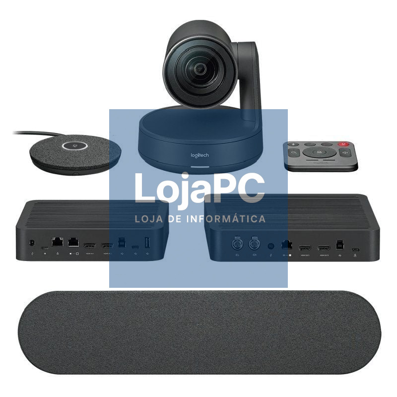 Sistema de Videoconferencia Logitech Rally/ Campo de Visão 82º/ 4K
