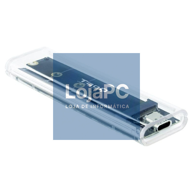 Caixa externa para Disco SSD M.2 NVMe TooQ TQE-2200/ USB 3.1 Gen2/ sem parafusos
