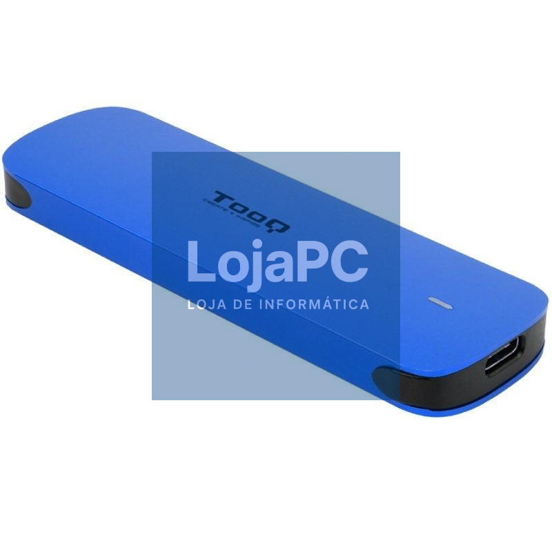 Caixa externa para Disco SSD M.2 NVMe TooQ TQE-2201BL/ USB 3.1 Gen1/ sem parafusos