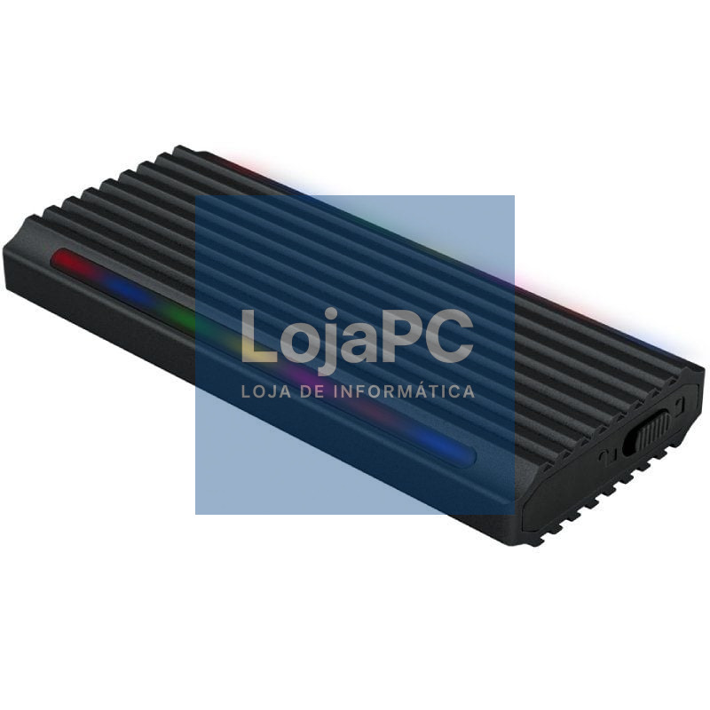 Caixa externa para Disco SSD M.2 NVMe TooQ TQE-2222B/ USB 3.1 Gen2/ sem parafusos