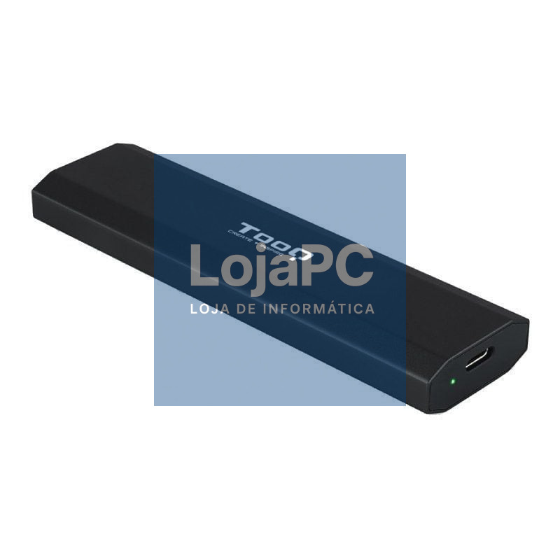 Caixa externa para Disco SSD M.2 NVMe TooQ TQE-2223B/ USB 3.2/ sem parafusos