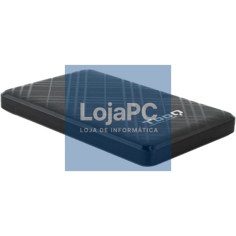 Caixa externa para Disco rígido de 2.5' TooQ TQE-2500B/ USB 3.1/ sem Parafusos