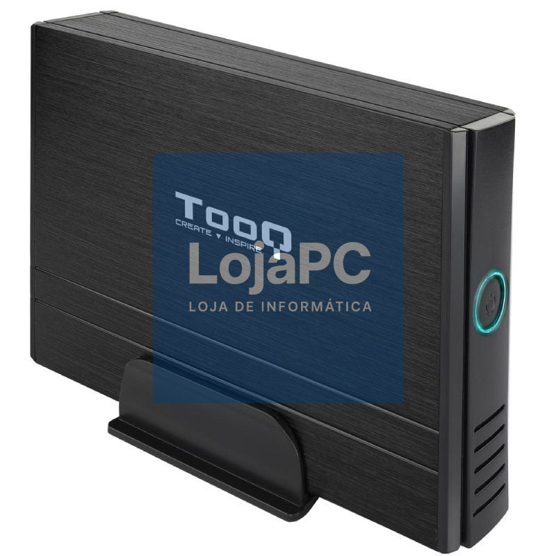 Caixa externa para Disco rígido de 3.5' TooQ TQE-3520B/ USB 2.0