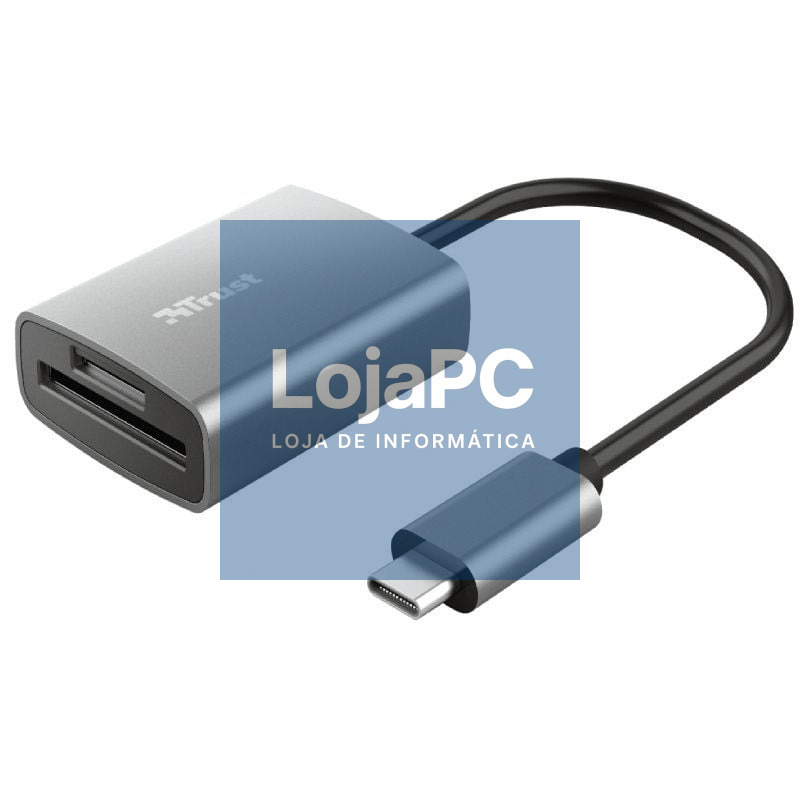 Leitor de cartões Externo Trust Dalyx/ USB Tipo-C