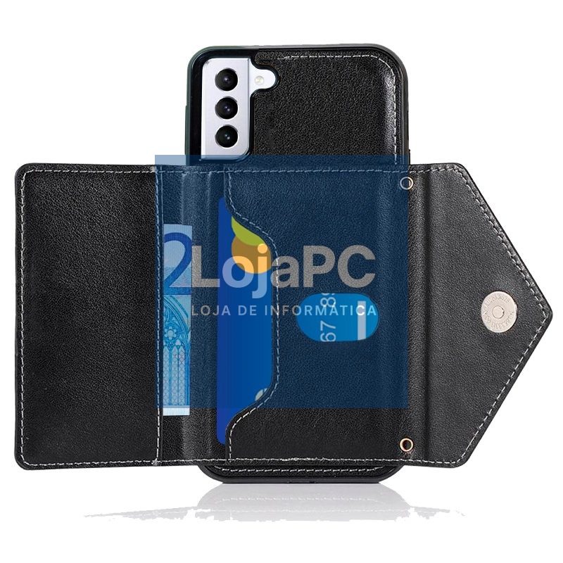 COOL Case for Samsung G990 Galaxy S21 Pendant Wallet Black — imagem 3