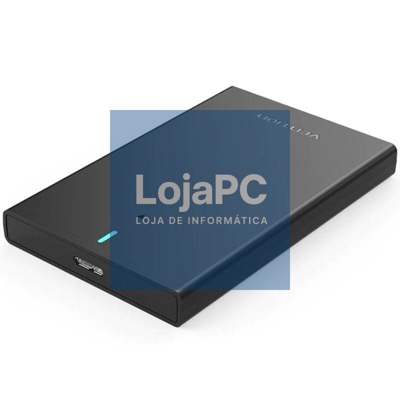 Caixa externa para Disco rígido de 2.5' Vention KPAB0/ USB 3.0 Micro USB/ sem parafusos