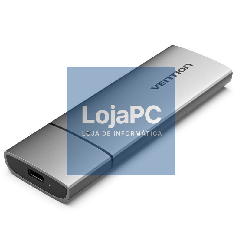 Caixa externa para Disco SSD M.2 NVMe Vention USB Tipo-C KPGH0/ USB 3.1/ sem parafusos