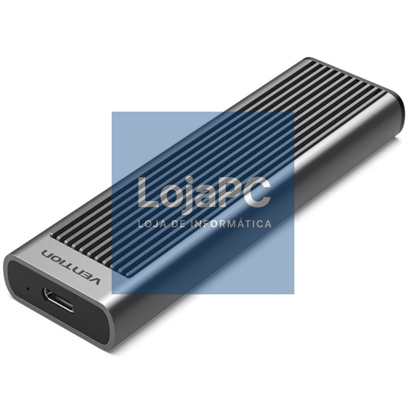 Caixa externa para Disco SSD M.2 NVMe Vention KPKH0/ USB Tipo-C 3.1/ sem parafusos