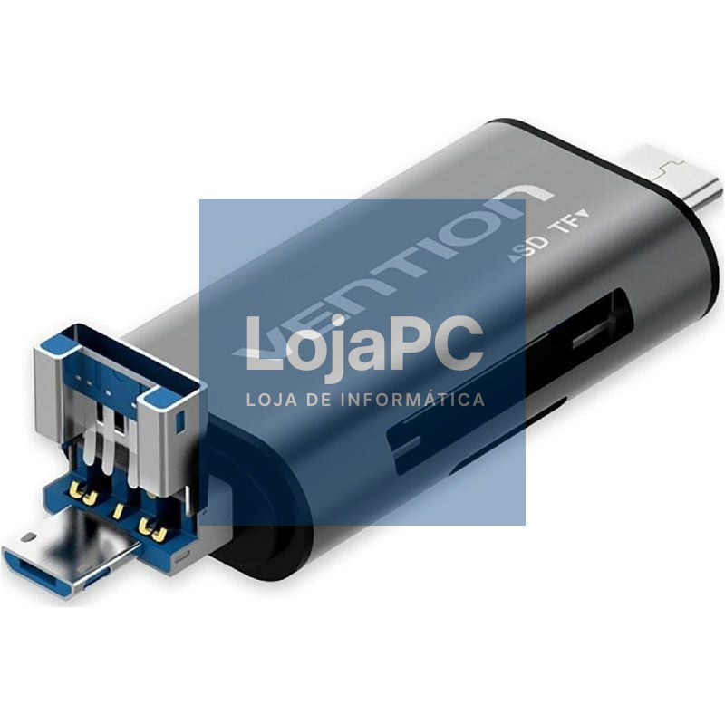 Leitor de cartões Externo Vention CCHH0/ USB 3.0