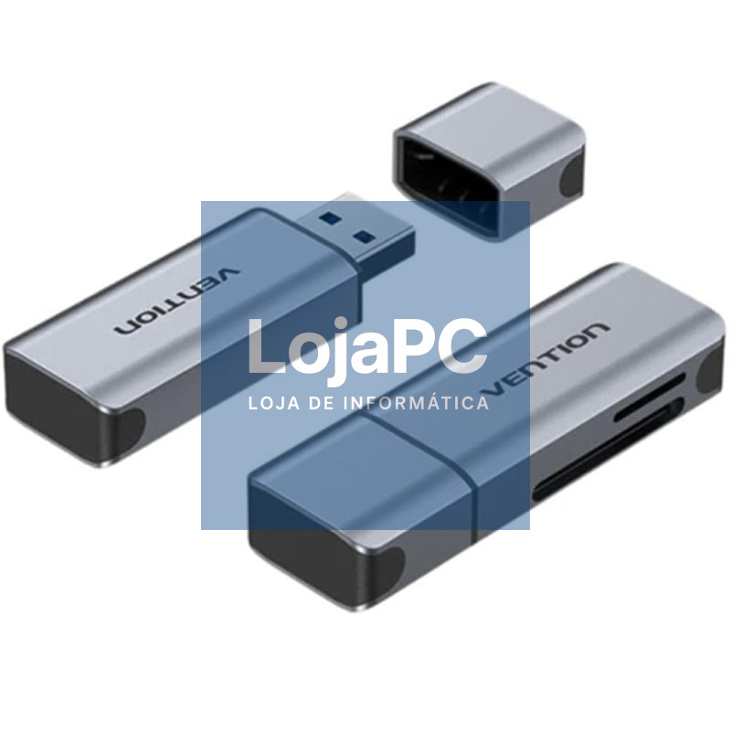 Leitor de cartões Externo Vention CLIH0/ USB 3.0
