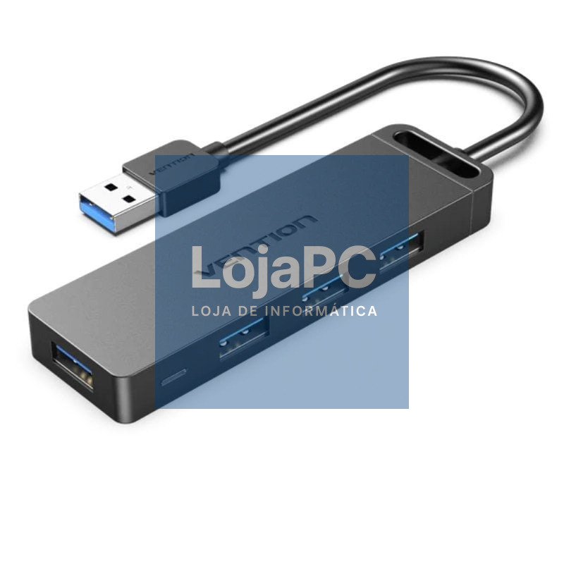 Hub USB 3.0 Vention CHLBD/ 4xUSB/ MicroUSB PD
