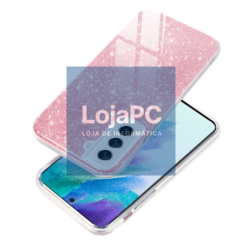 COOL case for Samsung G990B Galaxy S21 FE Glitter Pink — imagem 2