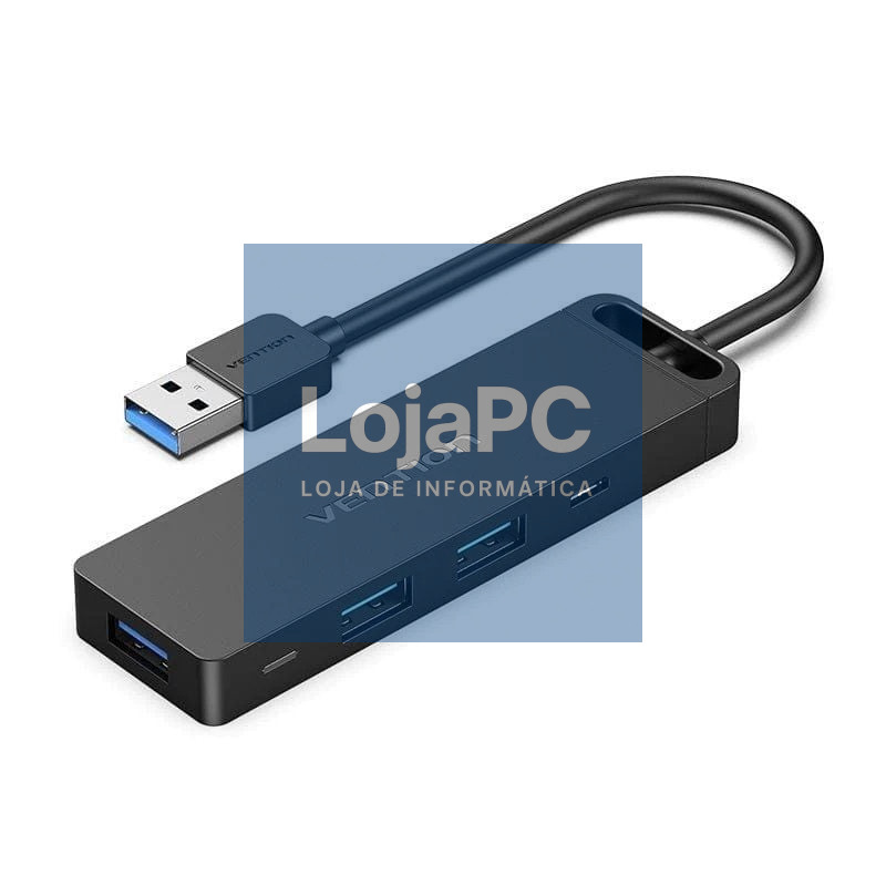 Hub USB 3.0 Vention CHVBB/ 3xUSB/ 1xMicroUSB PD/ 1xLector Cartões
