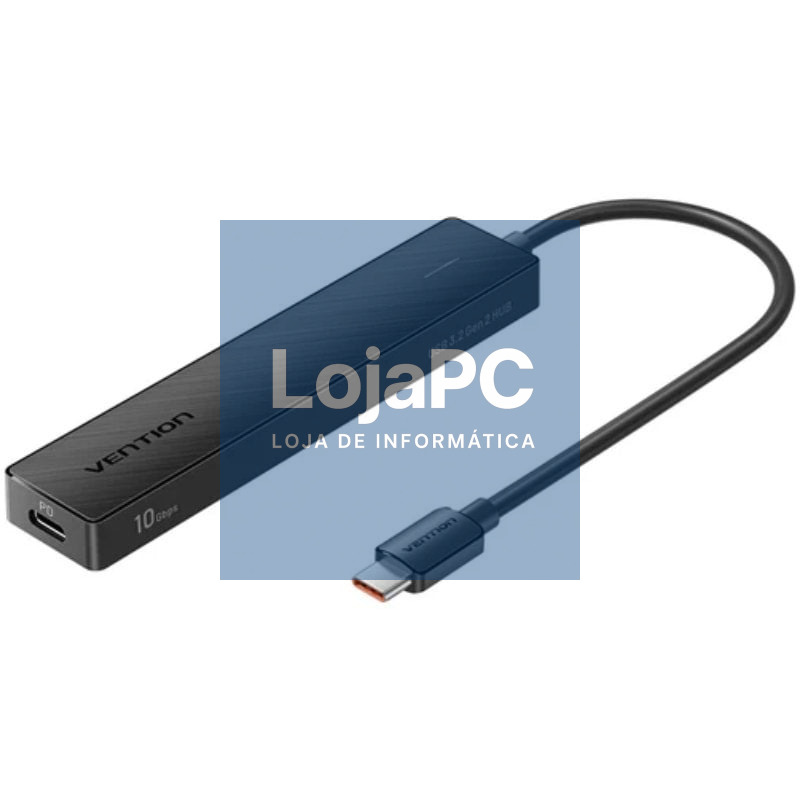 Hub USB Tipo-C 3.2 Vention CKDBB/ 2xUSB/ 2xUSB Tipo-C/ 1xUSB Tipo-C PD