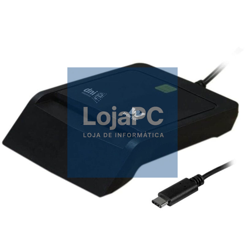 Leitor de DNI y Cartões Woxter PE26-200/ USB Tipo-C/ Preto