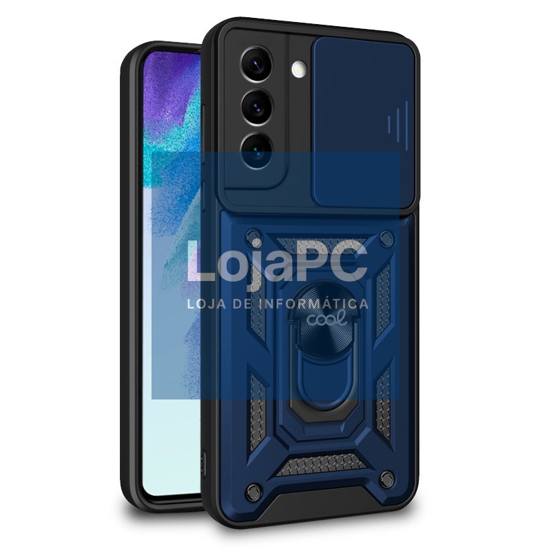 COOL Case for Samsung G990B Galaxy S21 FE Hard Ring Navy