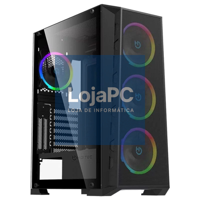 Caixa Gaming Semi-torre Hiditec MH12 METAL MESH