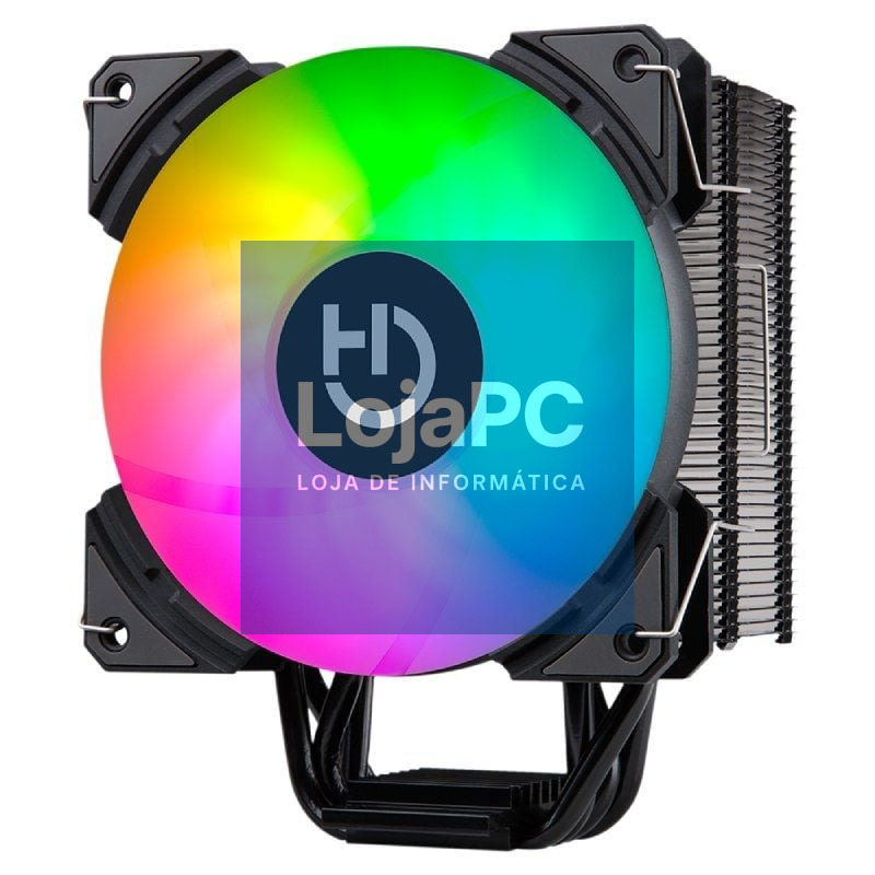 Ventoinha com Dissipador Hiditec C12 PWM ARGB/ 12cm
