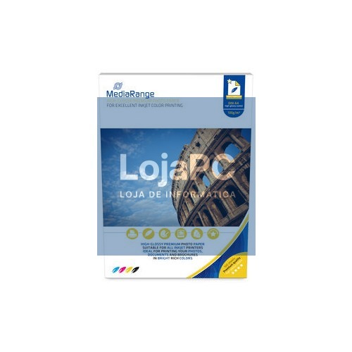MEDIARANGE PHOTO PAPER MRINK107 A4 BRILLO